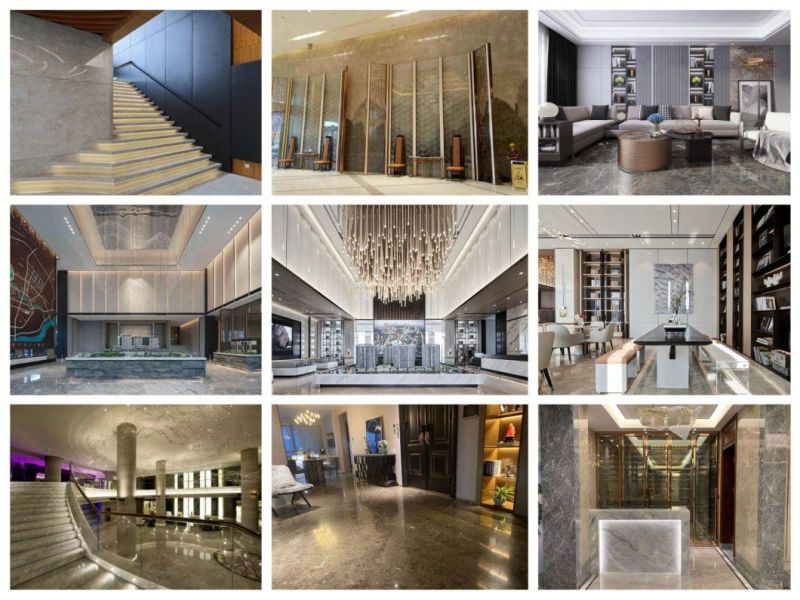 High Quality Grey Marble for Indoor Decoration and Background Walls