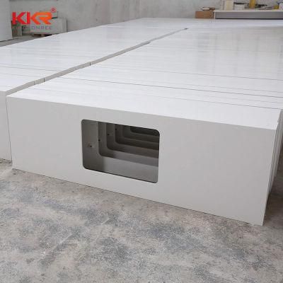 Prefab Project Acrylic Solid Surface Stone Corian Kitchen Countertop