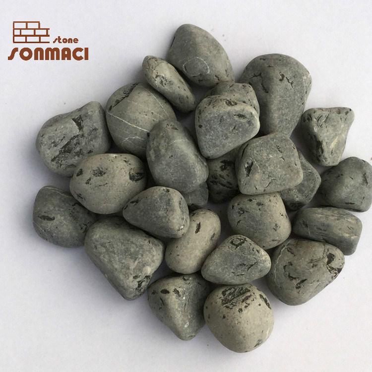 Factory Supply Taihang Grey Gravel& Crushed Stone Pebble
