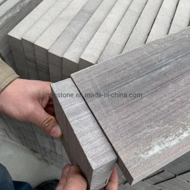 Wenge Sandstone/Purple Sandstone Marble with Sandblasted and Brushed Matt
