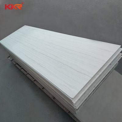 Shower Wall Panel Acrylic Veining Stone Sheets Solid Surface Slab