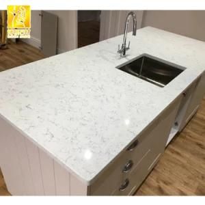 Popular Calacatta Quartz Stone Slab Countertop for Sale