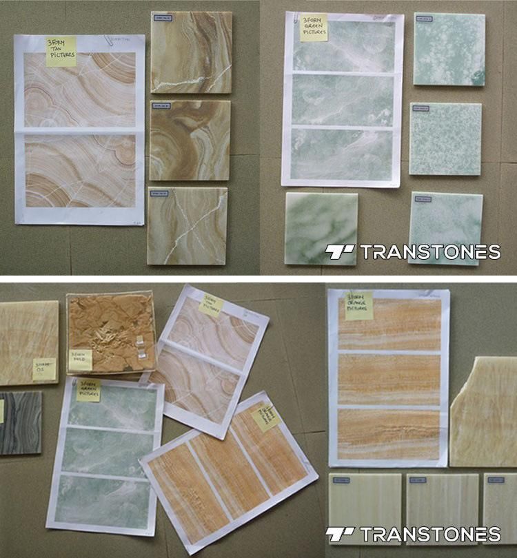 New Design Translucent Polished Alabaster 5-Side Artificial Light Box