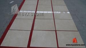 Cream Marfil Marble Composite Panel/Tile Backed with Porcelain