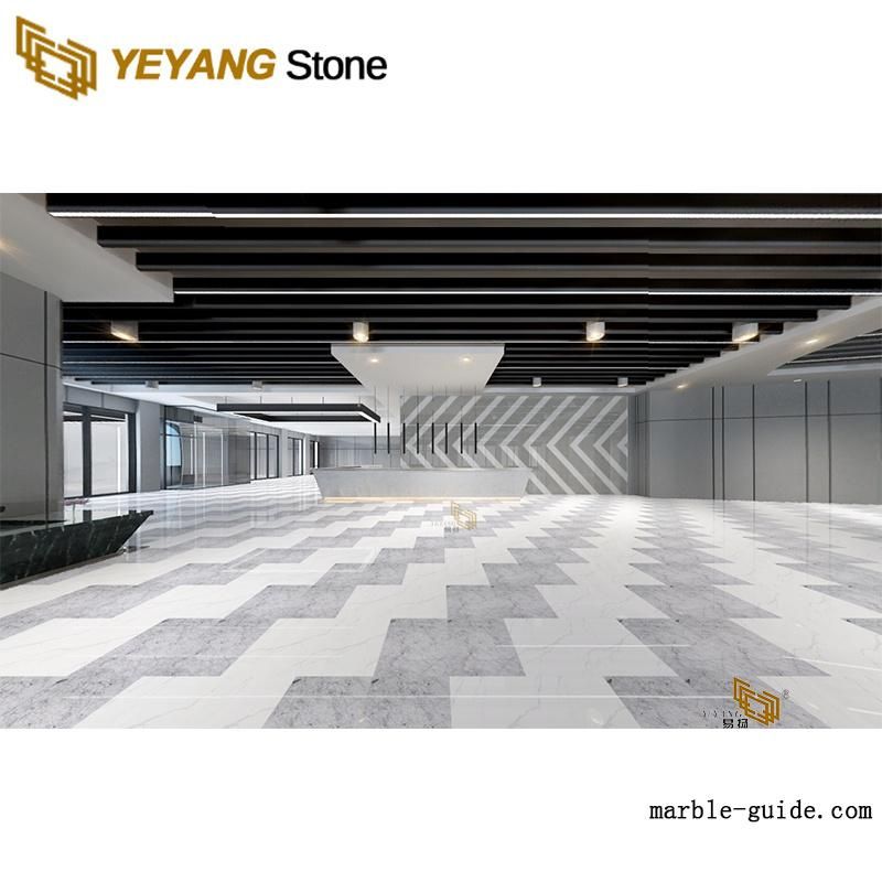 Marble Stone Slab Kitchen Countertop for Project/Engineer/Building White/Calacatta/Grey/Beige Marble