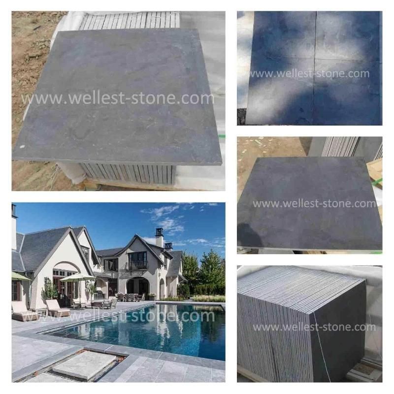 Cheap Price Chinese Honed Bluestone Tiles for Pool and Patio