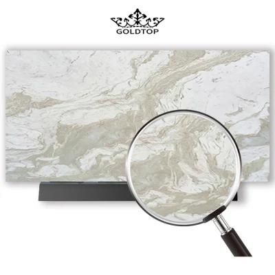 Light Green Marble Green Stone Slabs for Tile, Flooring and Countertop for Villa Hotel Project