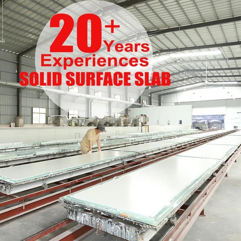Polished Translucent Solid Surface Sheet Book-Matched Artificial Onyx Corian Wall Panel