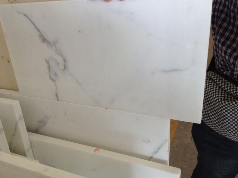 Calaeatta White Stone Marble for Flooring Tiles Slabs Countertops/Worktops/Vanitytops