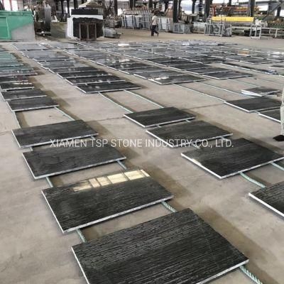 Zebra Black Wooden Vein Marble Tiles for Interior Floor Wall Decoration
