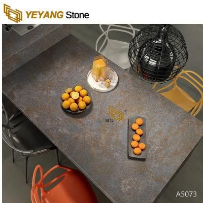 Brown Quartz Artificial Stone Countertop for Tabletop/Kitchen/Dining Table