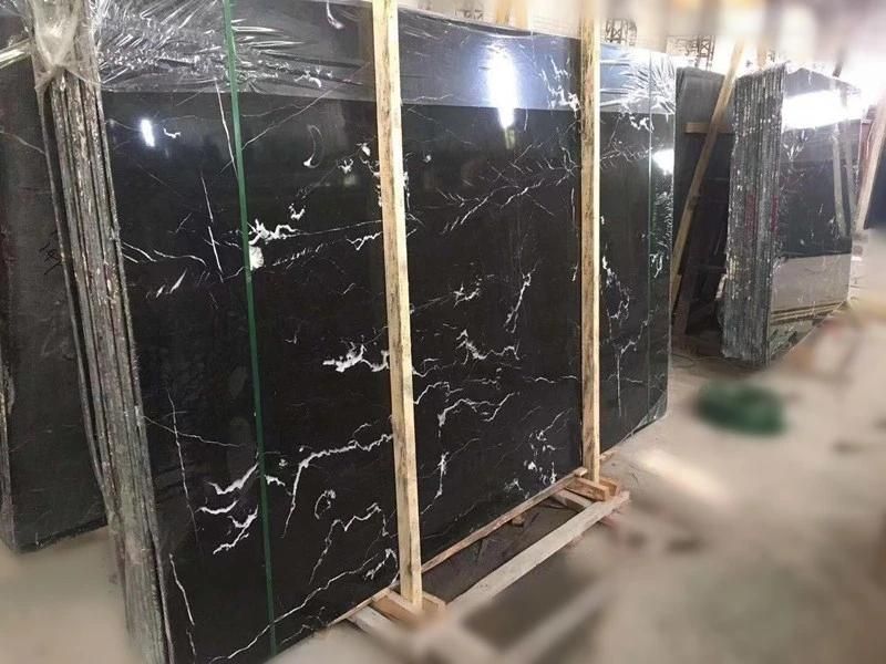 Natural Stone Black Marble for Slab/Tiles/Flooring/Countertop/Vanity/Table Top/Floor Wall Tile