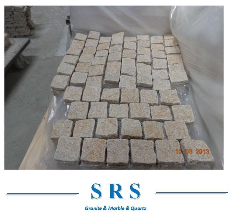 Natural Stone Rusty Yellow Granite G682 Paving Stone for Garden Landscape/Sidewalk Paving/Park/Driveway/Walkway/Parking Pavers