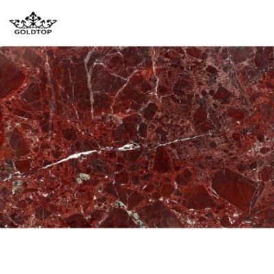 Rosso Lepanto Bathroom Vanity Wall Panels Slab Stair Tiles Natural Marble Stone Kitchen Countertops Worktop