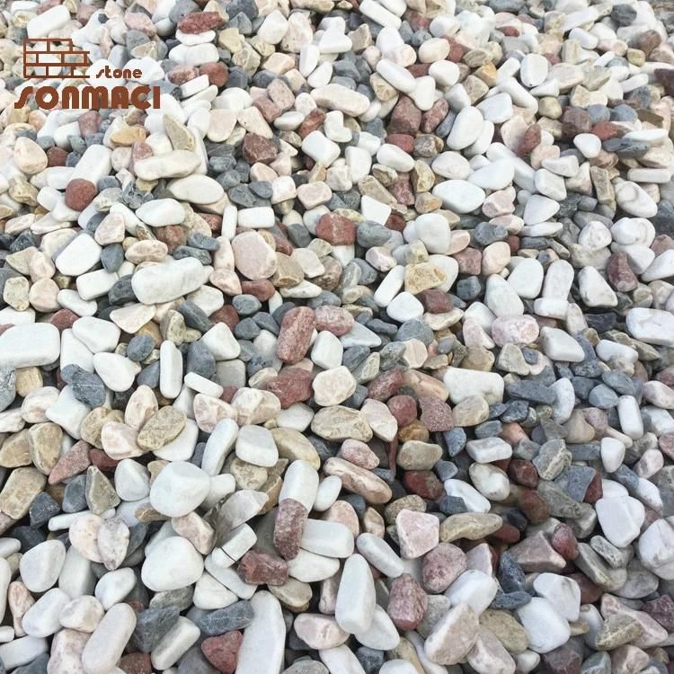 Construction Material Natural Colorful Gravel Cobble Stone