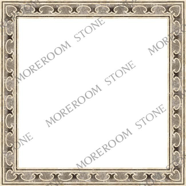 Marble Stone Waterjet Inlaid Stone Borders Design