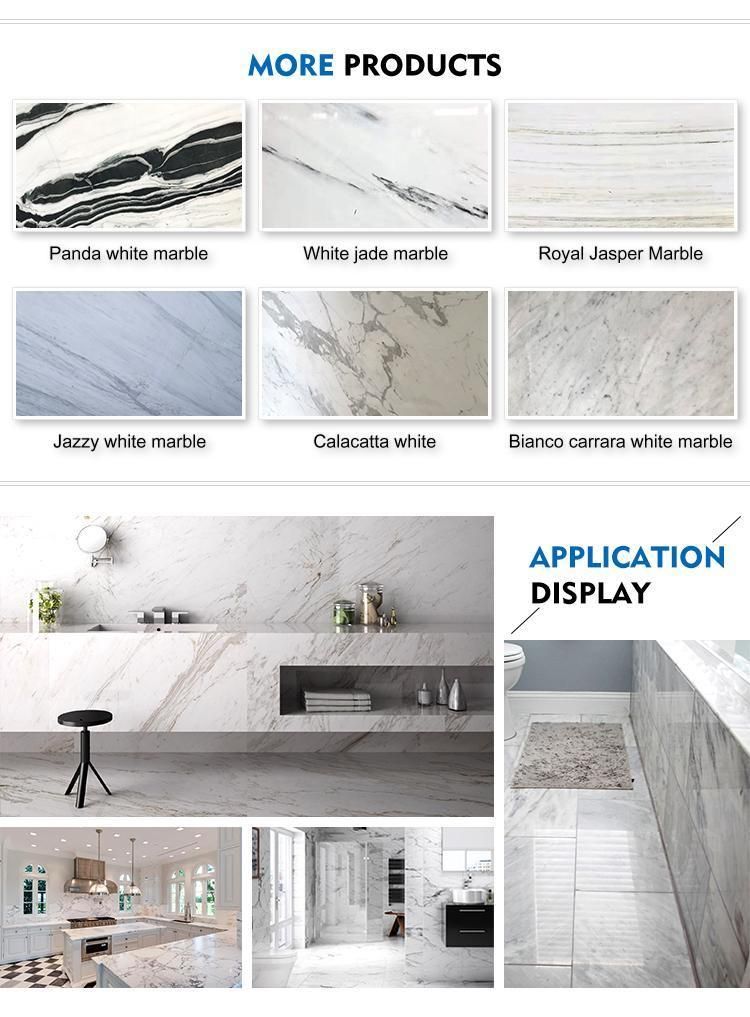Polished Volakas White Marble for Window Sill and Countertop Bathroom Decoration