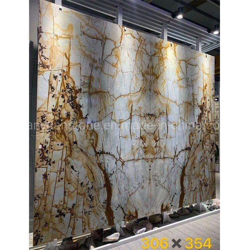 Luxury Stone Swiss Alps Granite Slabs, Brazil White Granite Quartzite Big Slab