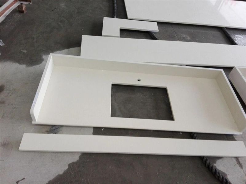 New Product Quartz Stone Slab for Pure White Quartz Countertop Customized Service