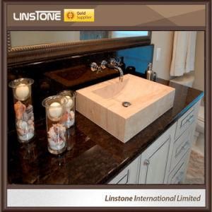 Cheap Price Polisehd Brown Antique Granite Vanity Top