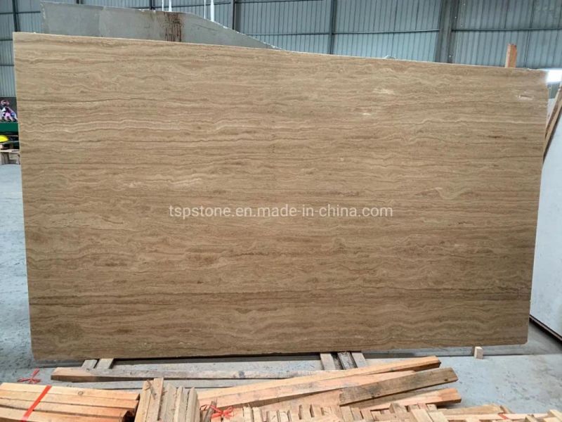 Honed Travertine Noche Slabs and Tiles From Iran