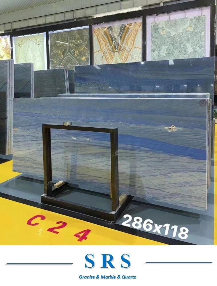 Azul Brazil Blue Bahia Granite for Top Hotel Decoration/Kitchen/Bathroom Granite/Quartz Countertops/Vanity Tops/ Slab