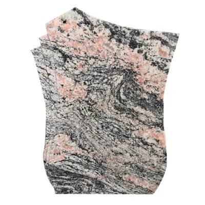 China Juparana Multicolor Granite Headtones for Tombstone and Monuments