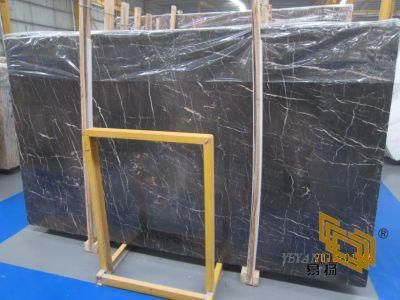 Natural Stone Marble Slabs/Tiles Dark Brown/Yellow/Gold/Black for Kitchen Banthroom Vanitytop