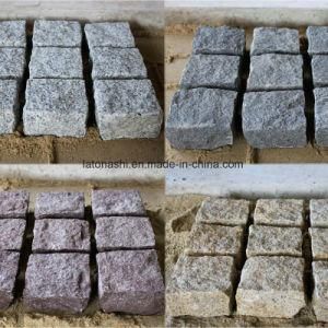 Yellow/Red/Grey Granite Cube with Split for Outdoor Paving