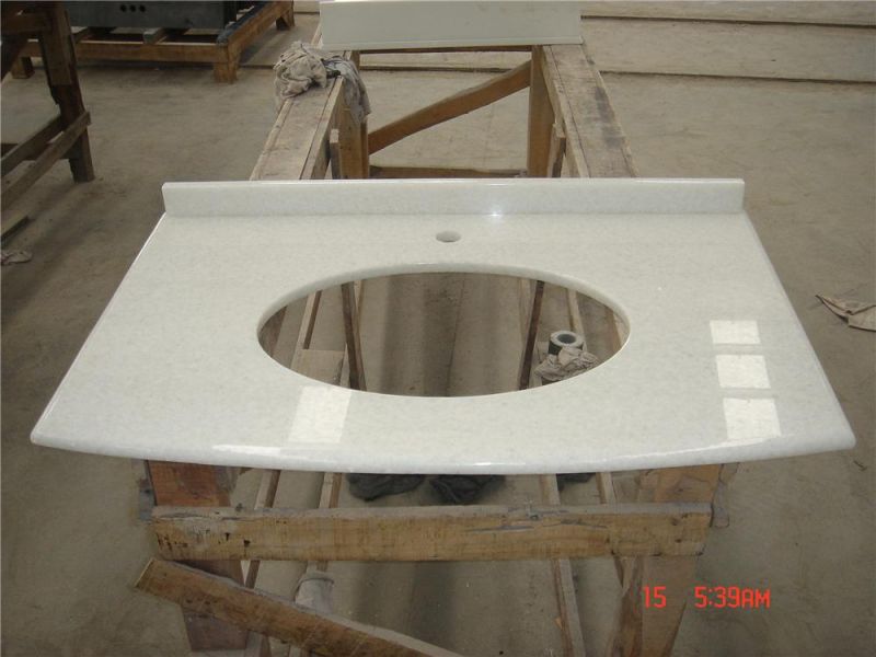 Environment Friendly New Material Artificial Marble/Quartz Stone for Dinning Table Top Counter Top