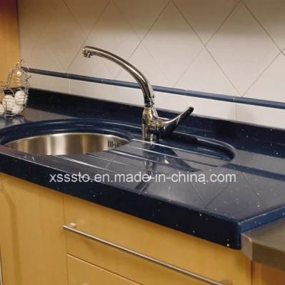 Mongolia Black Granite Prefab Kitchen Top Countertop