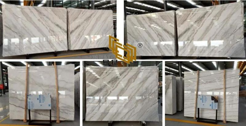 Polish White Marble Slab/Tile Natural Stone Countertop/Vanity/Worktop Marble