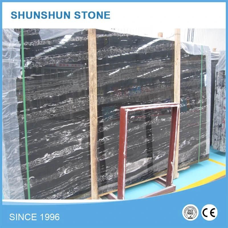 Best Quality Black Silver Dragon Marble