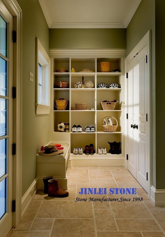 Natural Stone Beige Stones Travertine Marble Bathroom Wall Tile for Interior and Exterior