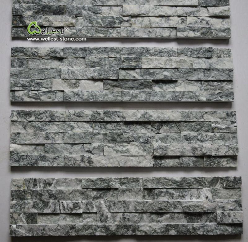 Poetic Lotus Green Marble Culture Stone for Wall Decorating/Cladding