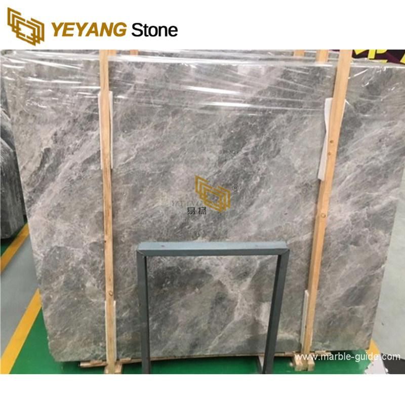 Grey Natural Marble Slabs Silver Ermine Marble for Kitchen/Bathroom/Vanity/Countertop Promotion