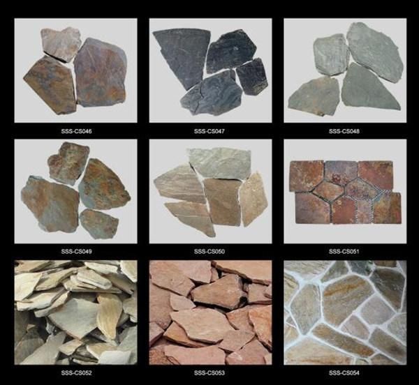 Natural Culture Stone Rusty Slate Veneer Tiles for Wall
