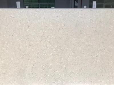 Non Porous Beige Bathroom Vanity Tops/Floor Tiles Carrara Quartz Stone