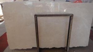 Cream Marfil Marble Slab for Countertops and Building Materials
