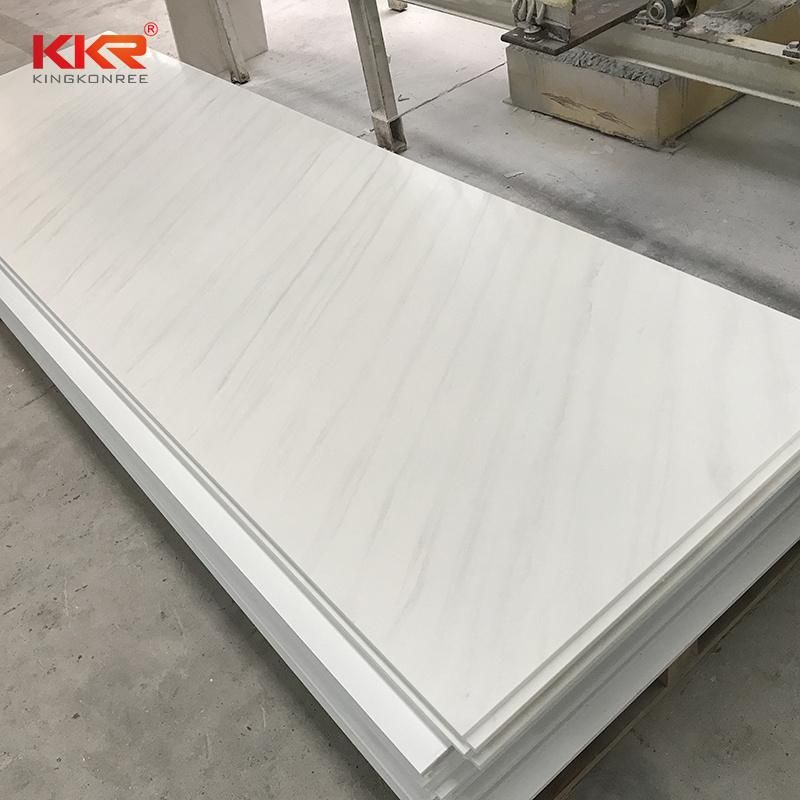 Artificial Stone Kitchen Bathroom Counter Top Customized Acrylic Solid Surface Slab