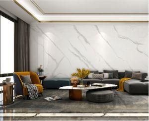 Sintered Stone Background Marble Indoor Wall Countertop Slab Bathroom Sinks Decoration, Polished