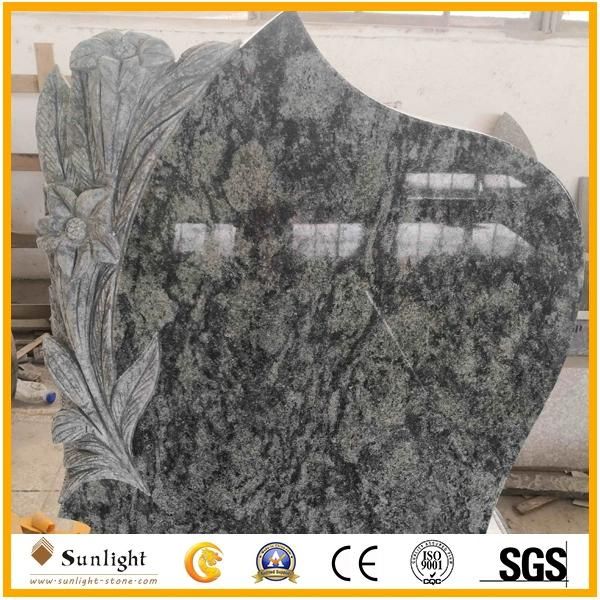 Himalaya Blue Granite Tree/Angel and Book Tomb/ Monument and Tombstone