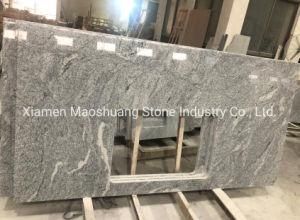 Viscont White Granite Prefab Kitchen Countertop Slabs