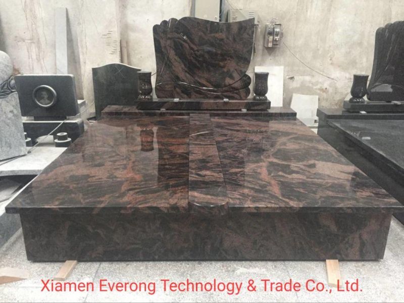 G664/G603/G654/G623/China Black/Chinese South African Black/Aurona/Bahama Blue Granite Headstone/Momument/Gravestone/ Tombstone of Romania/Poland/Ireland Style