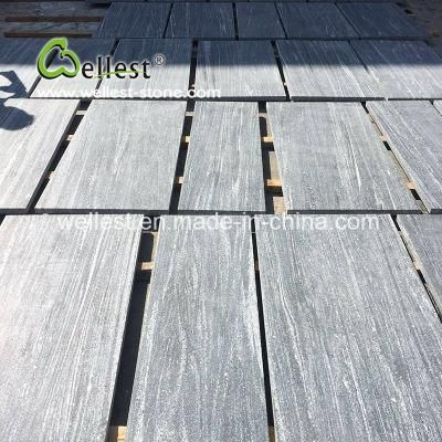 Grey Nero Santiago Floor Tile / Flamed Floor Tile/ Grey Nero Granite Tile