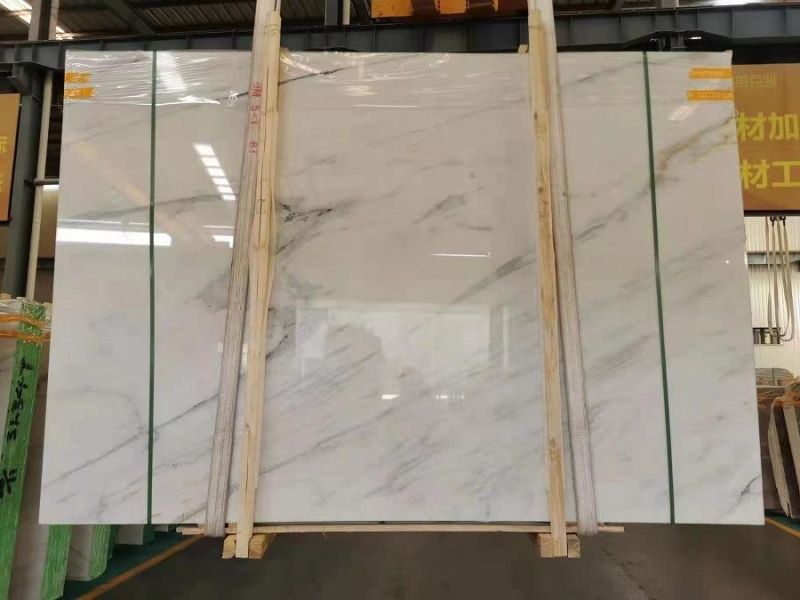 Dior White Marble Slab for Flooring Tile/Wall Tile/Countertop