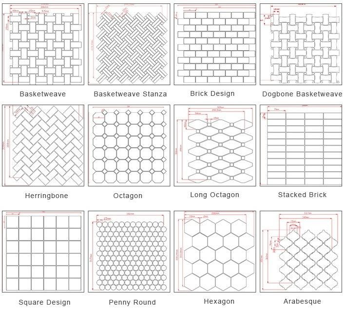 Mixcolor Marble Mosaic with Cheap Price From China Factory