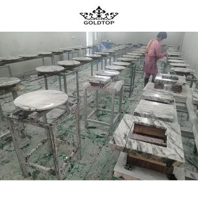 Commercial Project Natural Stone Polished/ Honed Surface Bathroom/Kitchen /Living Room Countertop Italy Azul Baia Purple Marble for Home