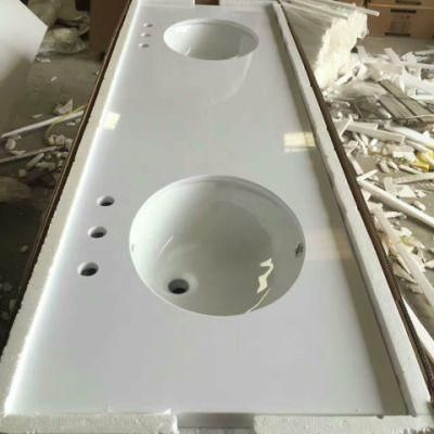 Quartz Stone Vanity Tops with Under Mounted Sink