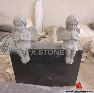 Adorable Granite Stone Baby Angel Monument / Headstone